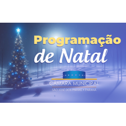 Câmara de São José dos Pinhais terá programação natalina com coral e Auto de Natal